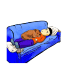 がんばとつーとしんのすけとその1修正版（個別スタンプ：5）