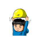 がんばとつーとしんのすけとその1修正版（個別スタンプ：7）