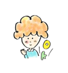 アフロちゃん。（個別スタンプ：1）