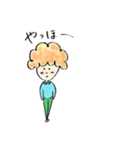 アフロちゃん。（個別スタンプ：7）