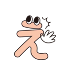 ひらがなもじら（個別スタンプ：5）