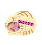 あやかの顔面（個別スタンプ：8）