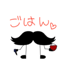 ひげの生き物スタンプ（個別スタンプ：11）