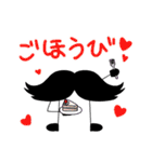 ひげの生き物スタンプ（個別スタンプ：12）