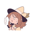 みならい魔女と白いネコ（個別スタンプ：3）