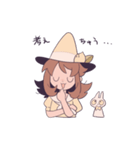 みならい魔女と白いネコ（個別スタンプ：19）