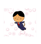 猫ですが、サラリーマン（個別スタンプ：3）