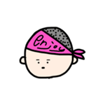 バンダナ坊主（個別スタンプ：5）