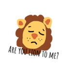 面白くない動物（個別スタンプ：7）