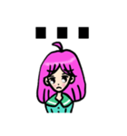 モコちゃん＆サングラス男（個別スタンプ：3）