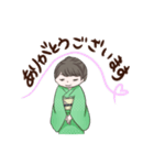きものでご挨拶（個別スタンプ：5）