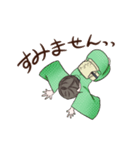 きものでご挨拶（個別スタンプ：16）