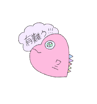 ワニのハートくん（個別スタンプ：5）