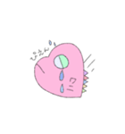 ワニのハートくん（個別スタンプ：6）