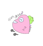 ワニのハートくん（個別スタンプ：8）