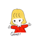 塩顔ボブのロナちゃん（個別スタンプ：3）