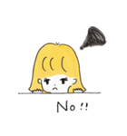 塩顔ボブのロナちゃん（個別スタンプ：6）