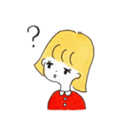 塩顔ボブのロナちゃん（個別スタンプ：11）