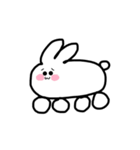 うさぎカー（個別スタンプ：2）