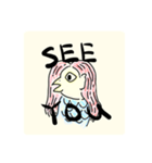 AMABIE English Stamp（個別スタンプ：7）