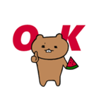 スイカりす（個別スタンプ：2）