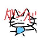 青色猫の便利なスタンプ（個別スタンプ：5）