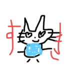 青色猫の便利なスタンプ（個別スタンプ：7）