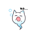 ねこみみおばけのスタンプ（個別スタンプ：6）