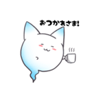ねこみみおばけのスタンプ（個別スタンプ：10）