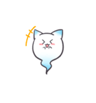 ねこみみおばけのスタンプ（個別スタンプ：11）