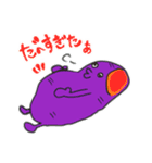 たべものちゃん。※食いしん坊さん向け（個別スタンプ：1）