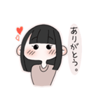 おしゃべり女の子（個別スタンプ：7）