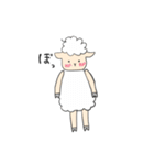くせっけひつじのピース（個別スタンプ：1）