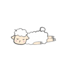 くせっけひつじのピース（個別スタンプ：11）
