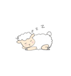 くせっけひつじのピース（個別スタンプ：12）