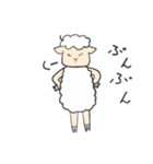 くせっけひつじのピース（個別スタンプ：14）