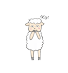 くせっけひつじのピース（個別スタンプ：16）