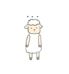 くせっけひつじのピース（個別スタンプ：18）