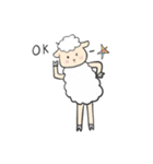 くせっけひつじのピース（個別スタンプ：19）