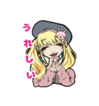 ピアス女子スタンプ（個別スタンプ：4）