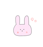 普段使える ゆるいうさぎちゃん。（個別スタンプ：3）