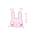 普段使える ゆるいうさぎちゃん。（個別スタンプ：5）
