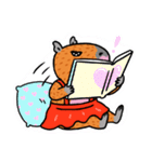 カピバラちゃんは乙女です。（個別スタンプ：16）