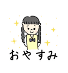 ゆるっと制服女子。［学生用スタンプ］（個別スタンプ：2）