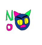 rainbow crazy panic catのスタンプ（個別スタンプ：3）