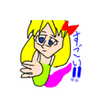rainbow crazy panic catのスタンプ（個別スタンプ：7）