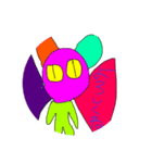 rainbow crazy panic catのスタンプ（個別スタンプ：8）