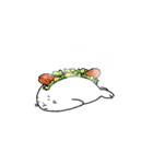 おいしいあざらし（個別スタンプ：4）