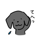 黒ラブ・毎日ばすちゃん（個別スタンプ：23）