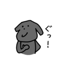 黒ラブ・毎日ばすちゃん（個別スタンプ：28）